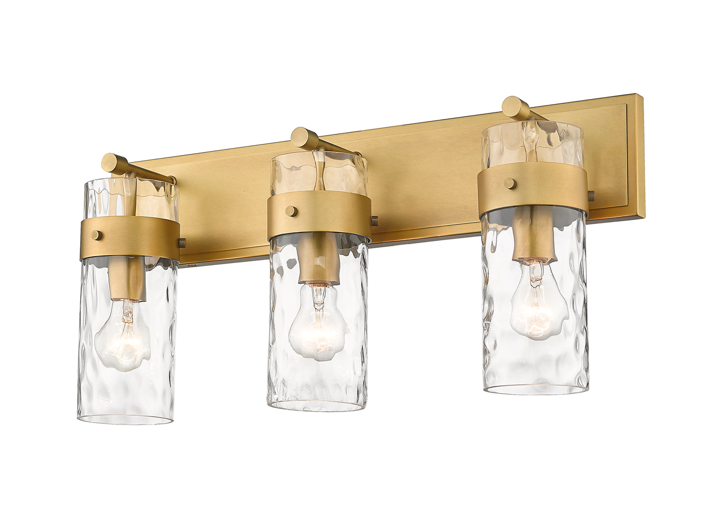 3035-3V-RB - Fontaine 3 Light 24" Vanity - Rubbed Brass