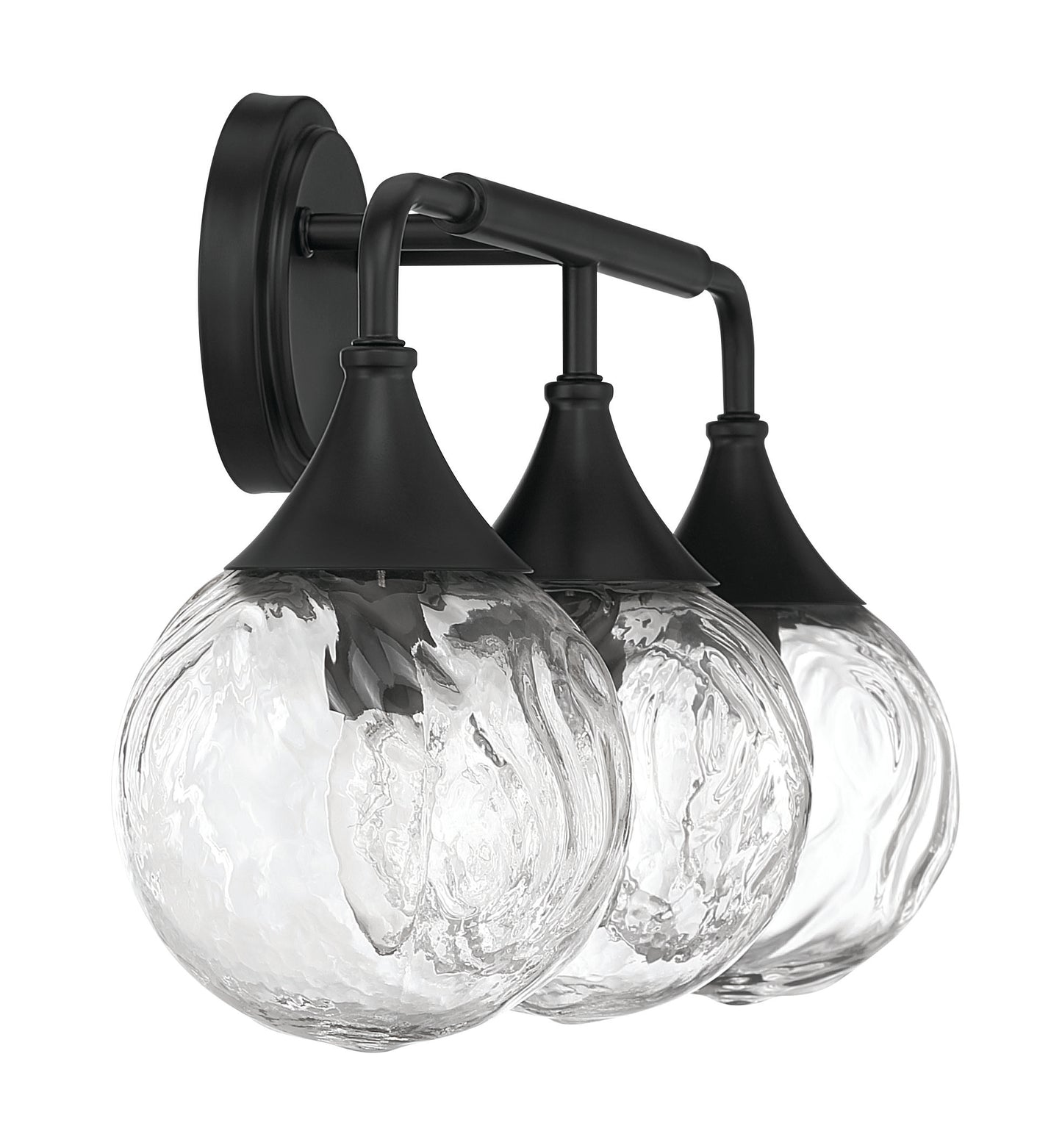 61203-FB - Reflection 3 Light 24" Wide Vanity Light - Flat Black