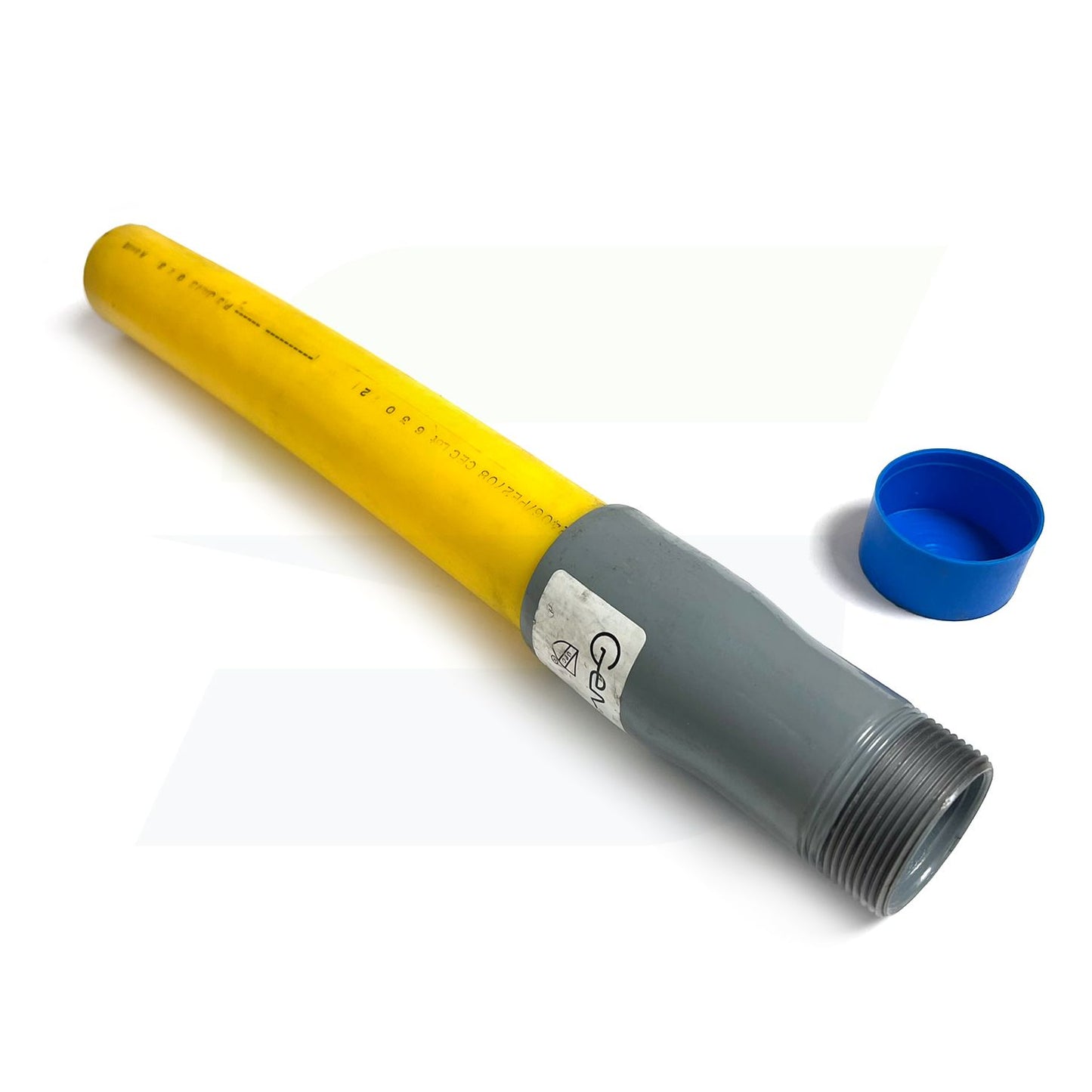 Steel to PE Threaded Gas Transition Fitting - 1-1/2" NPT x 1-1/2" IPS