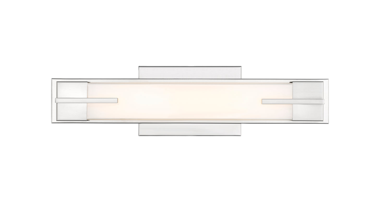 4100-18W-BN-LED - Chase 1 Light 18" Vanity - Brushed Nickel