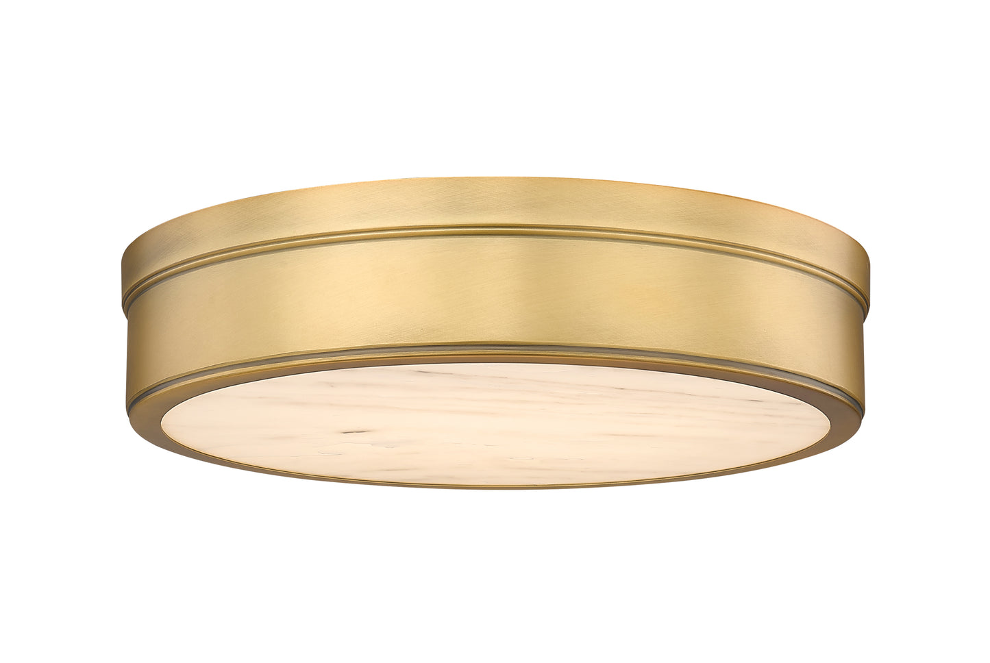 1944F15-RB-LED - Anders 1 Light Flush 15" Mount - Rubbed Brass