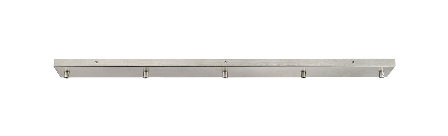 CP4205L-BN - Multi Point Canopy 5 Light Ceiling 5" Plate - Brushed Nickel