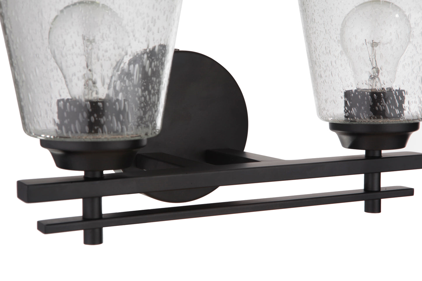 19616FB2 - Drake 2 Light 16" Wide Vanity Light - Flat Black