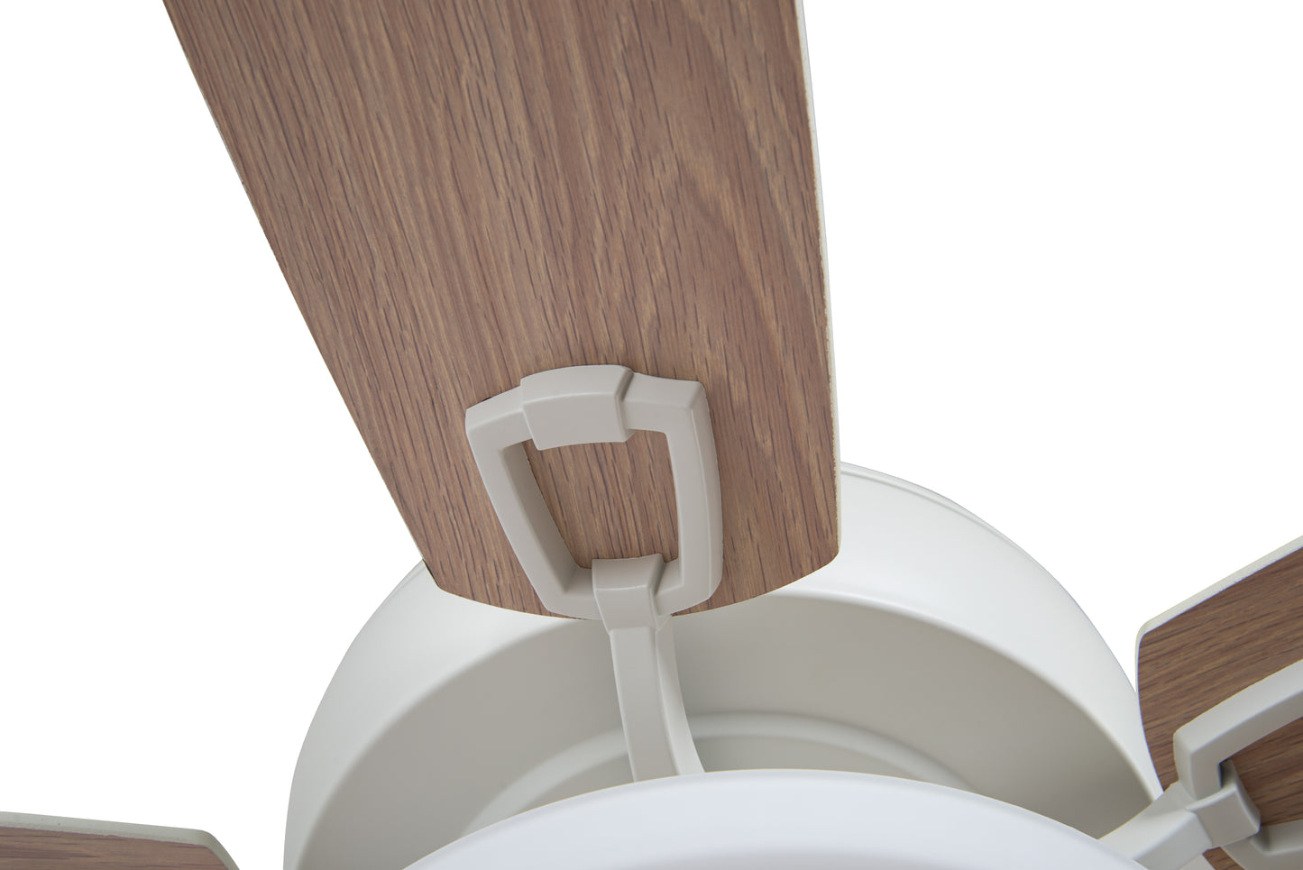 TCE42W5C1-C - Twist N Click 42" 5 Blade Ceiling Fan with Light Kit - White