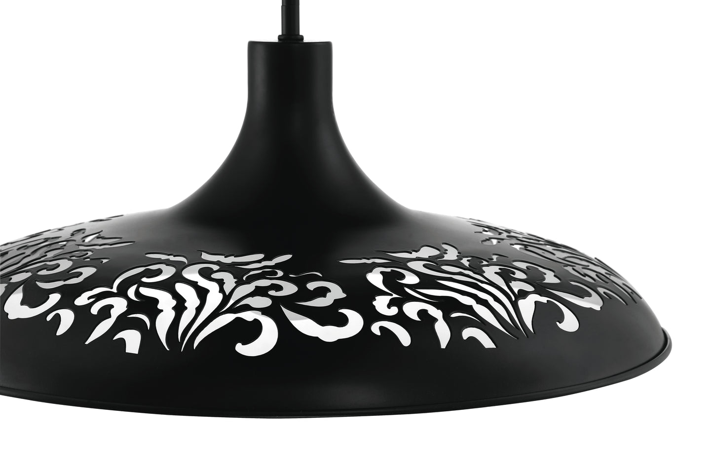 P965FB1 - 1 Light 21" Wide Pendant - Flat Black