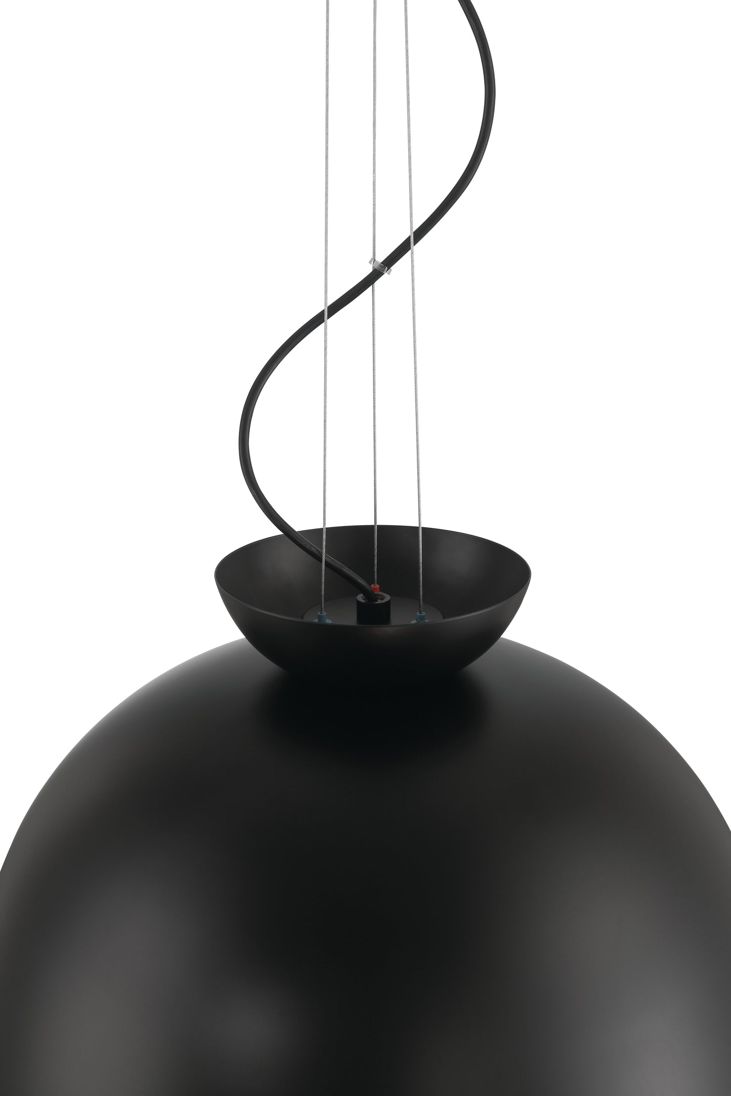59192-FB - Ventura Dome 1 Light 20" Wide Pendant - Flat Black
