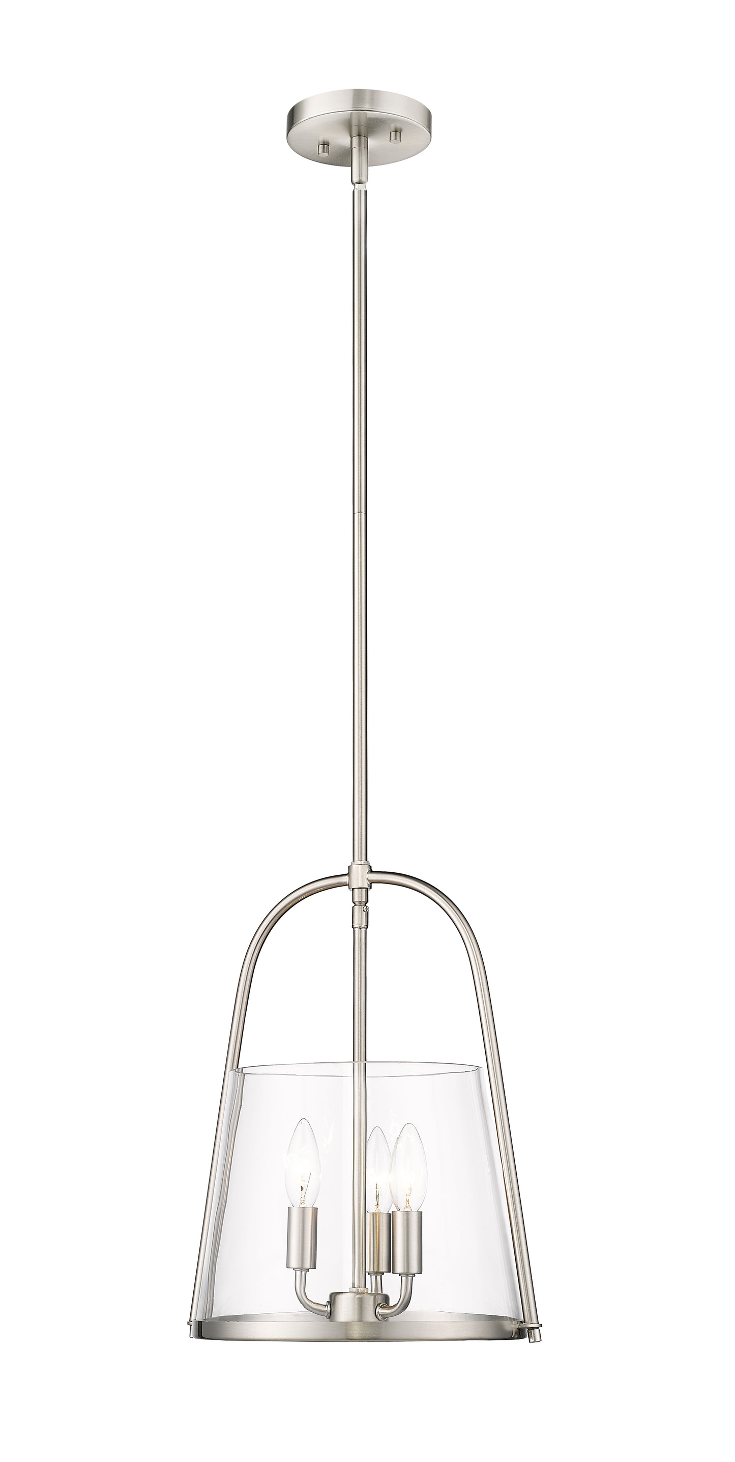 3041P12-BN - Archis 3 Light 12" Pendant - Brushed Nickel