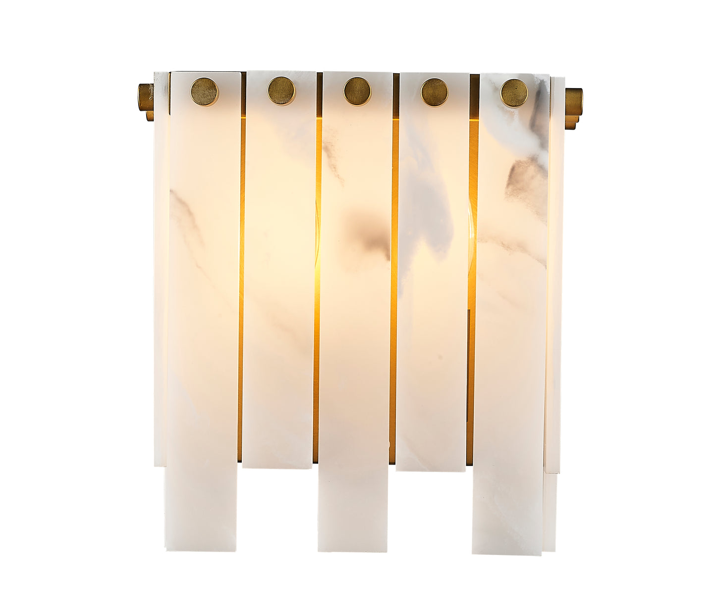 345-2S-RB - Viviana 2 Light Wall 8" Sconce - Rubbed Brass