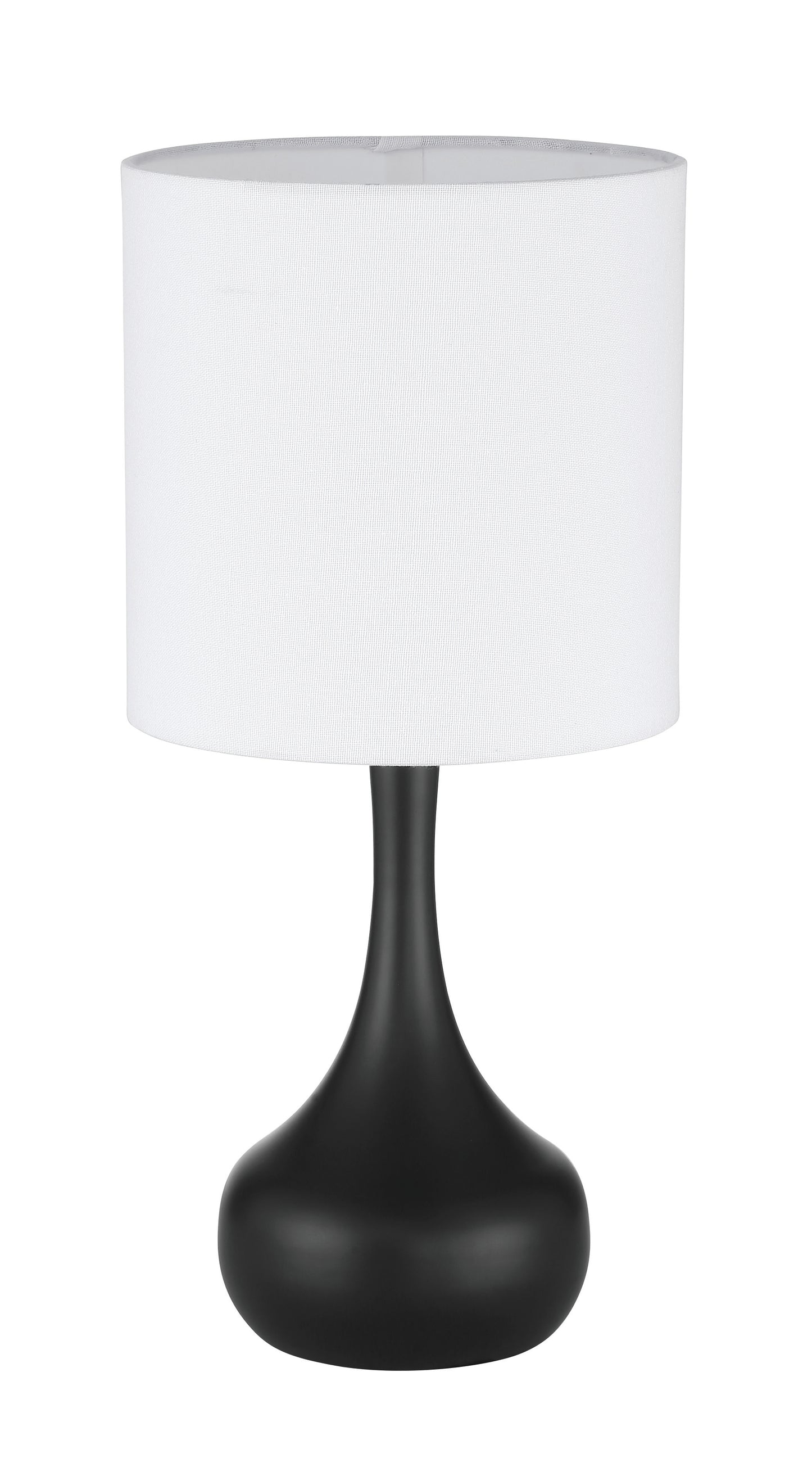 86226FB-T - Pallo 1 Light 17" High Table Lamp - Flat Black