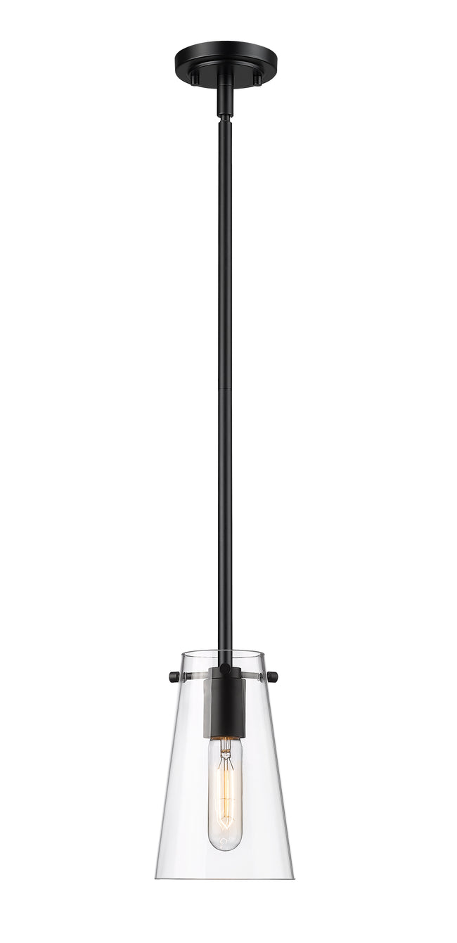 7508MP-ROD-MB - Kira 1 Light 5" Pendant - Matte Black