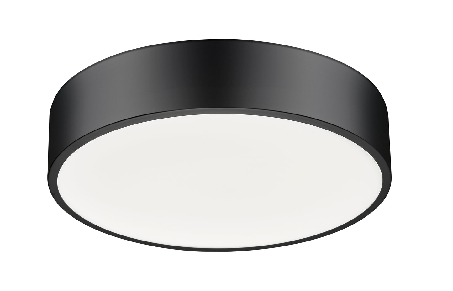 1017F20-MB-LED - Coronado 1 Light Flush 20" Mount - Matte Black