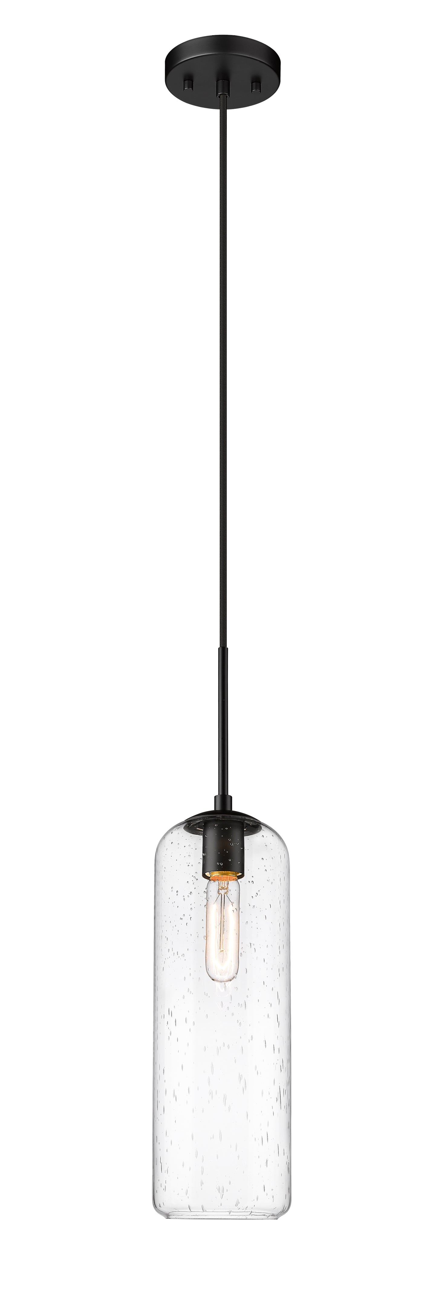 738P22-MB - Monty 1 Light 5" Pendant - Matte Black