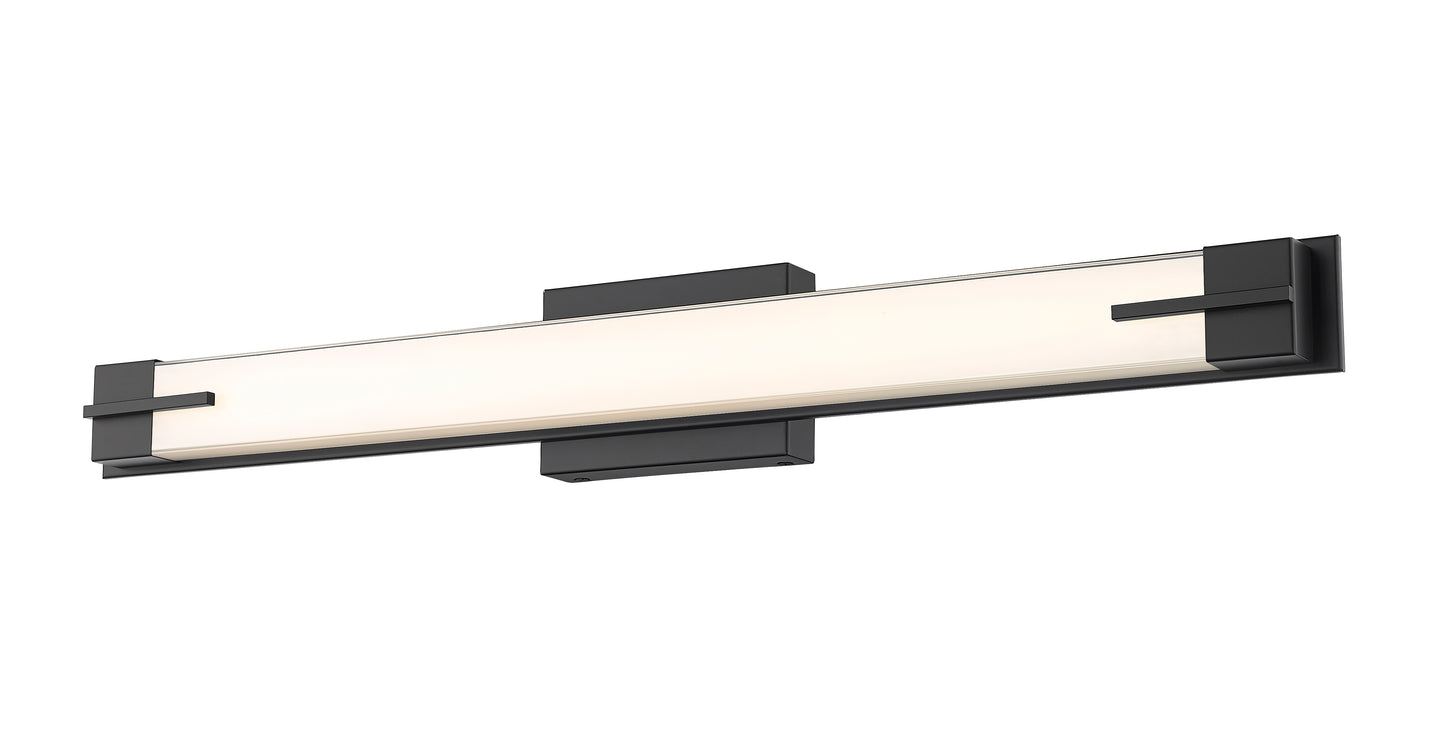 4100-33W-MB-LED - Chase 1 Light 33" Vanity - Matte Black