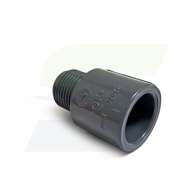 836-005 - 1/2" Schedule 80 PVC Male Adapter - Socket x NPT Male