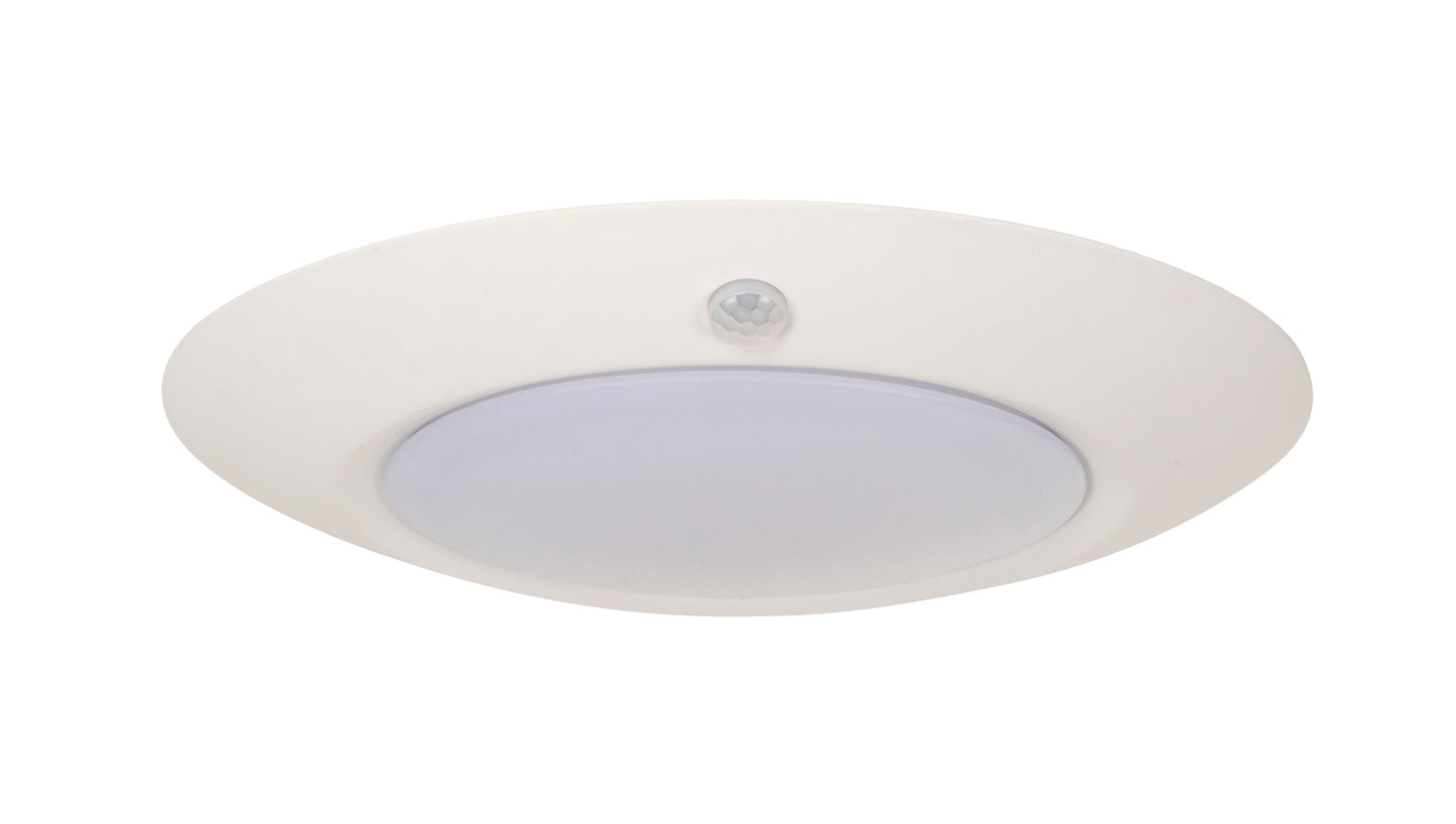 X9007M-W-LED - LED Flushmount 1 Light 7.4" Wide Flush Mount - White