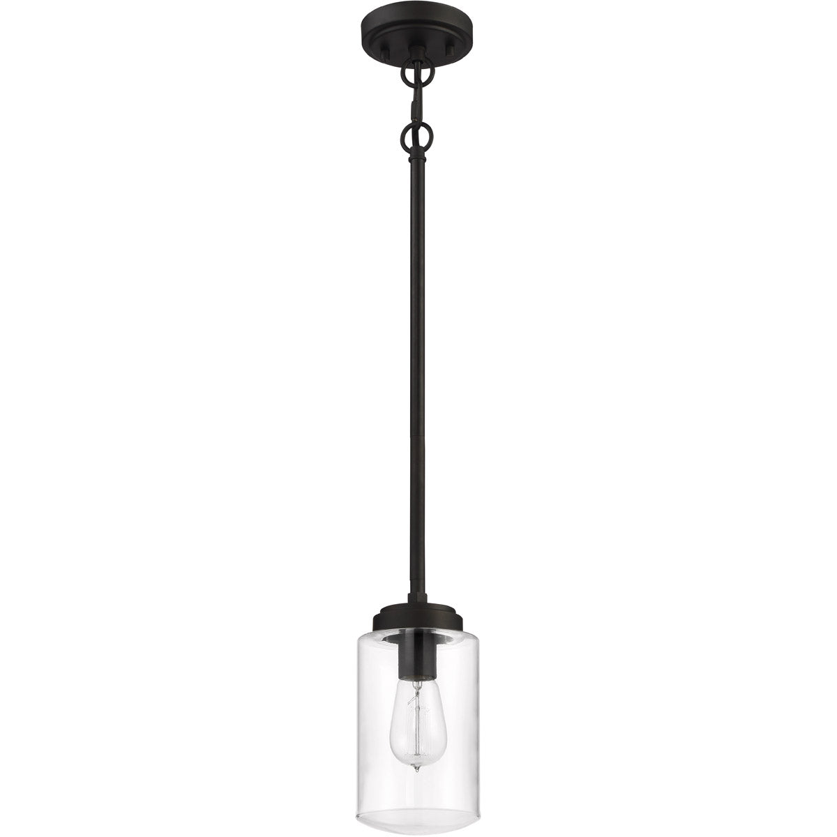 52191-ESP - Crosspoint 1 Light 5" Wide Outdoor Pendant - Espresso