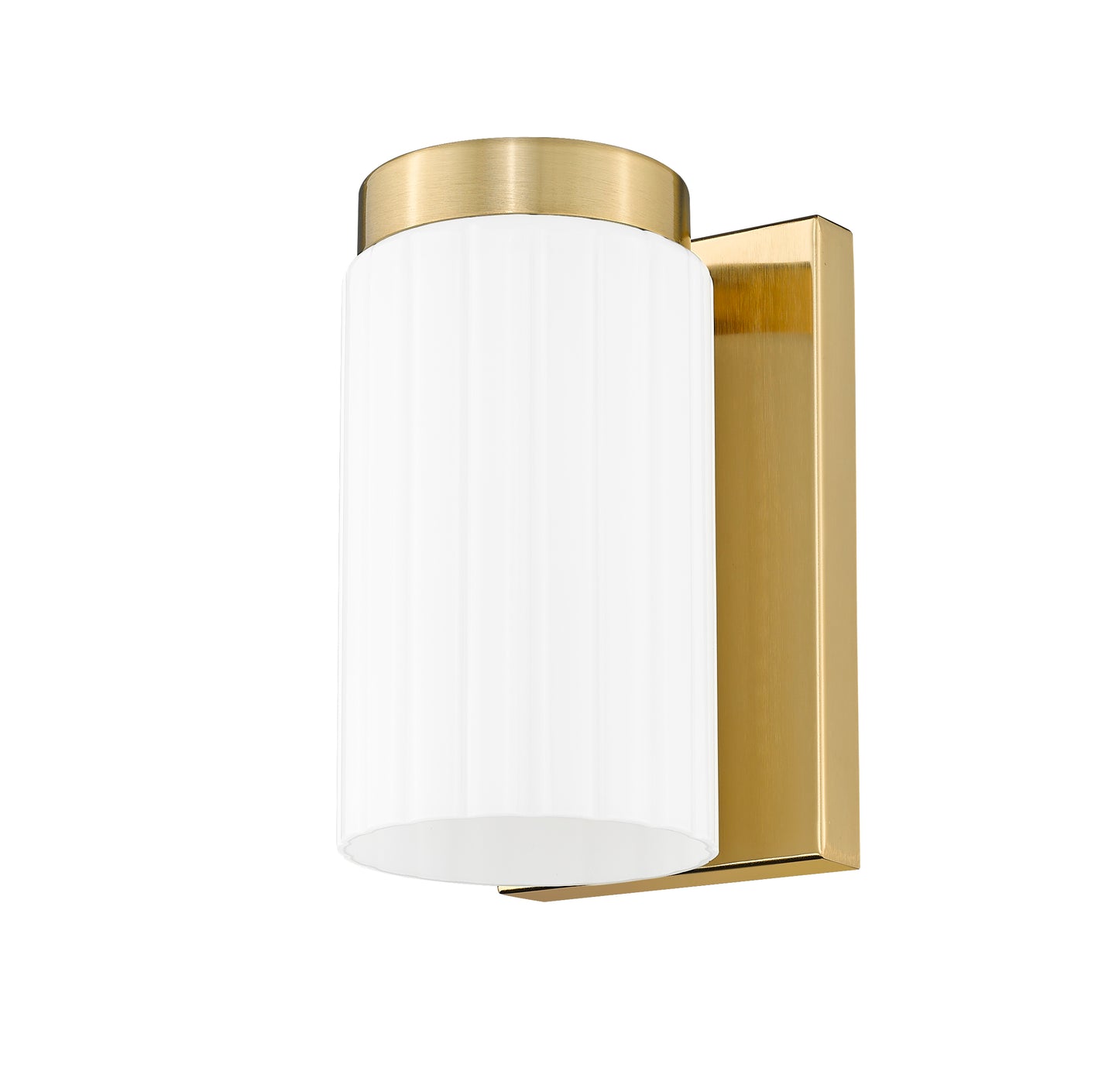 746-1S-LG - Burk 1 Light Wall 7" Sconce - Luxe Gold