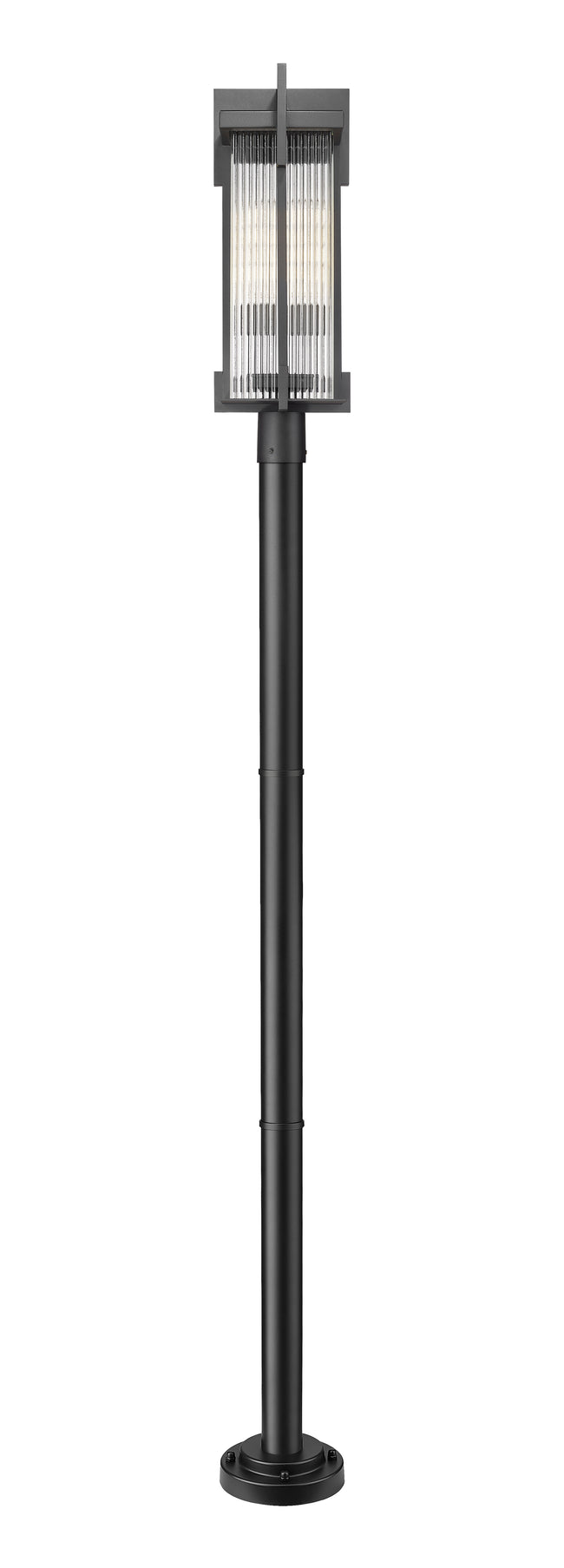 5031PHBR-5012P-BK - Fortis 2 Light 99" Post Light - Sand Black