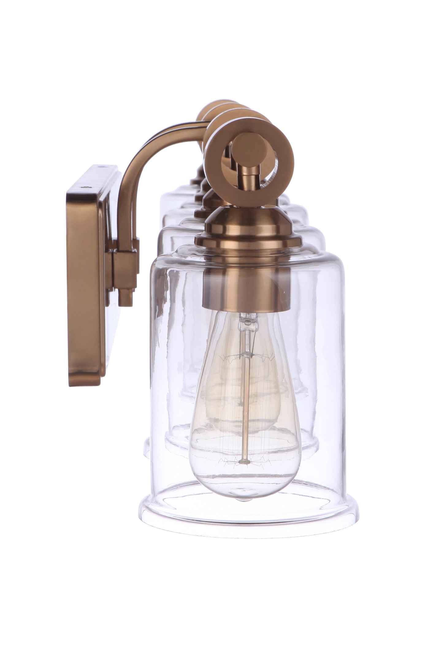56404-SB - Romero 4 Light 30" Wide Vanity Light - Satin Brass