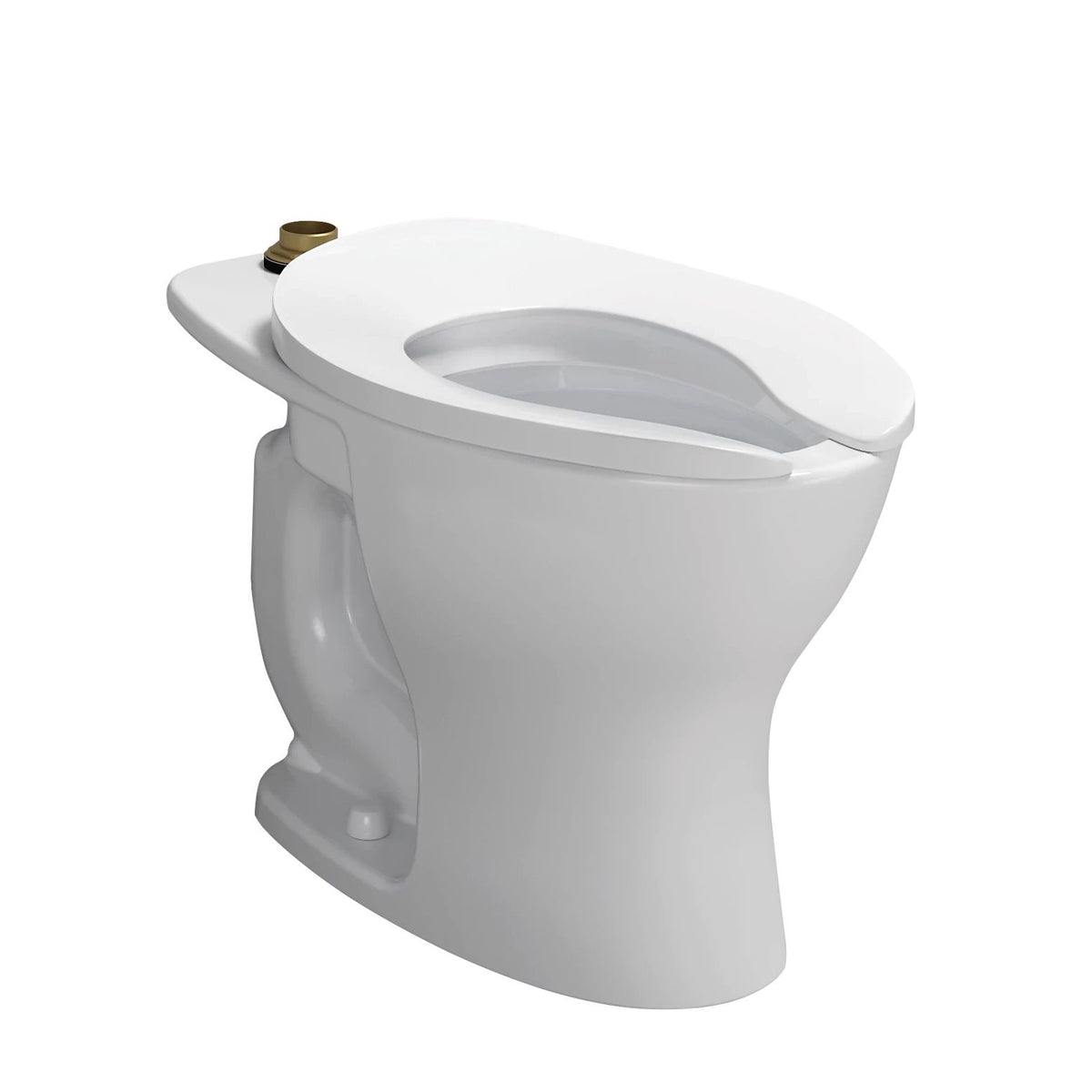 CT725CUG#01 - Commercial Floor Mounted Elongated Toilet with CEFIONTECT Ceramic Glaze - Cotton White