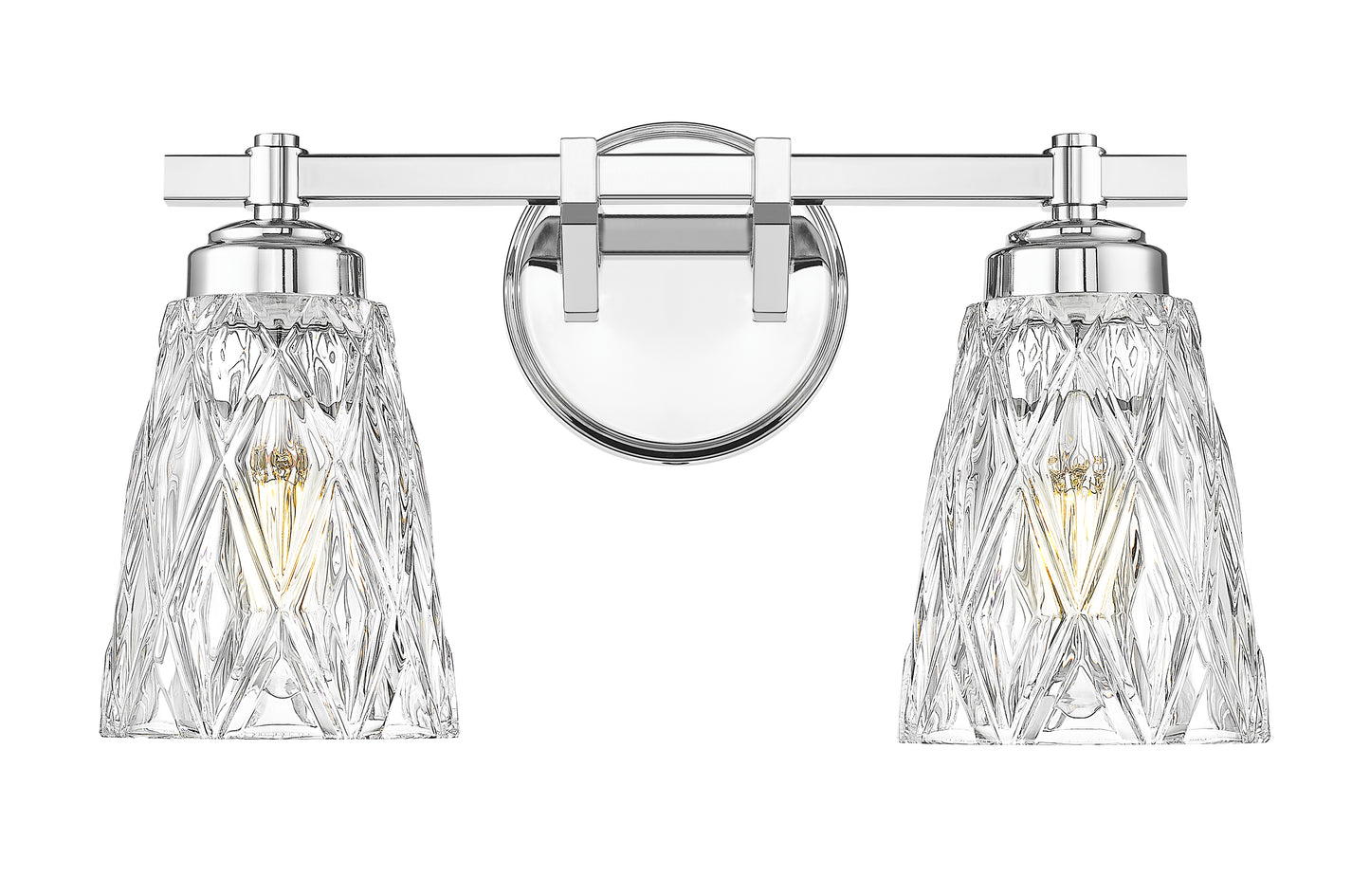 1960-2V-CH - Andree 2 Light 16" Vanity - Chrome