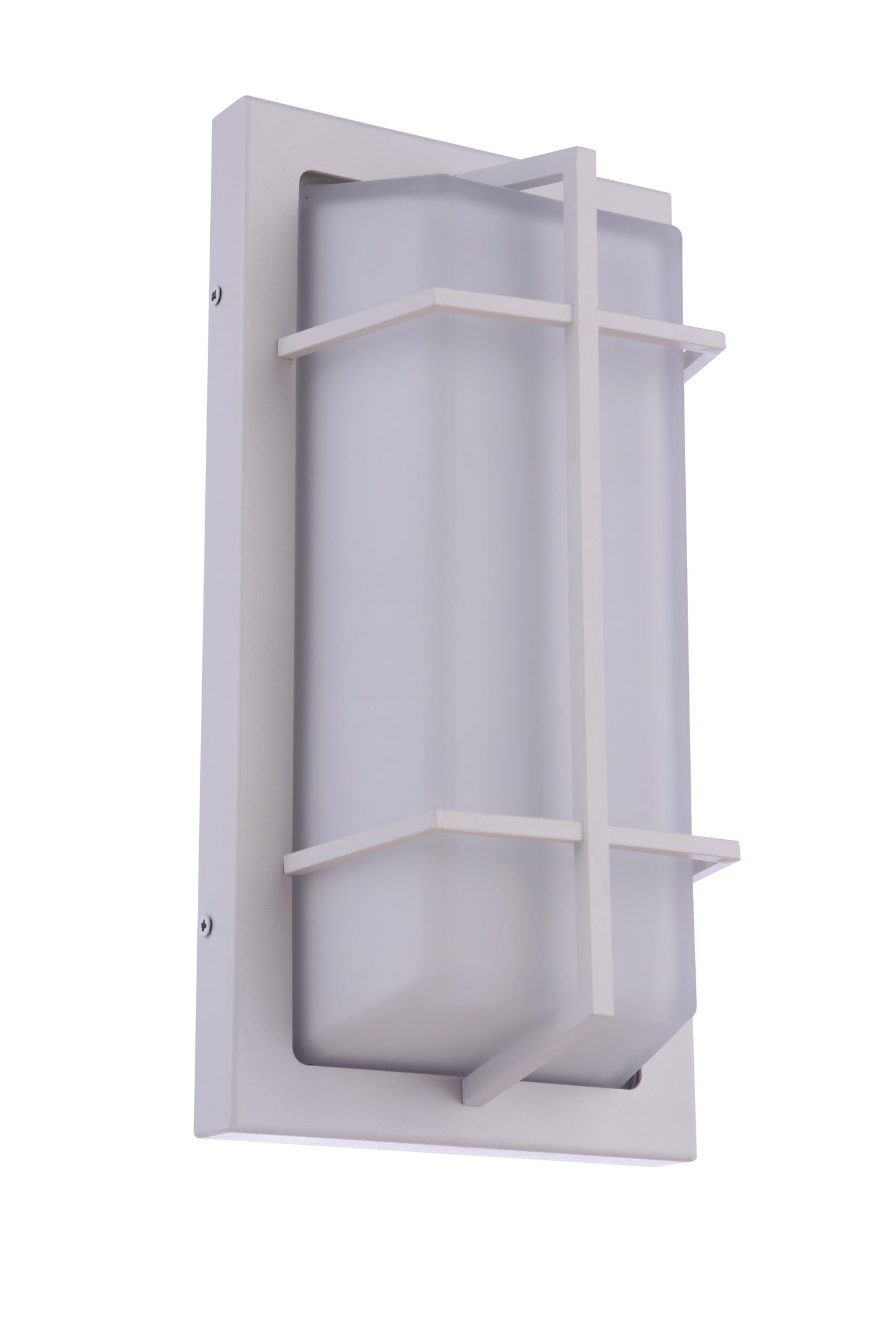 ZA6112-TW - Bulkhead Rectangular 2 Light 14" High Outdoor Wall/Ceiling Mount - Textured White