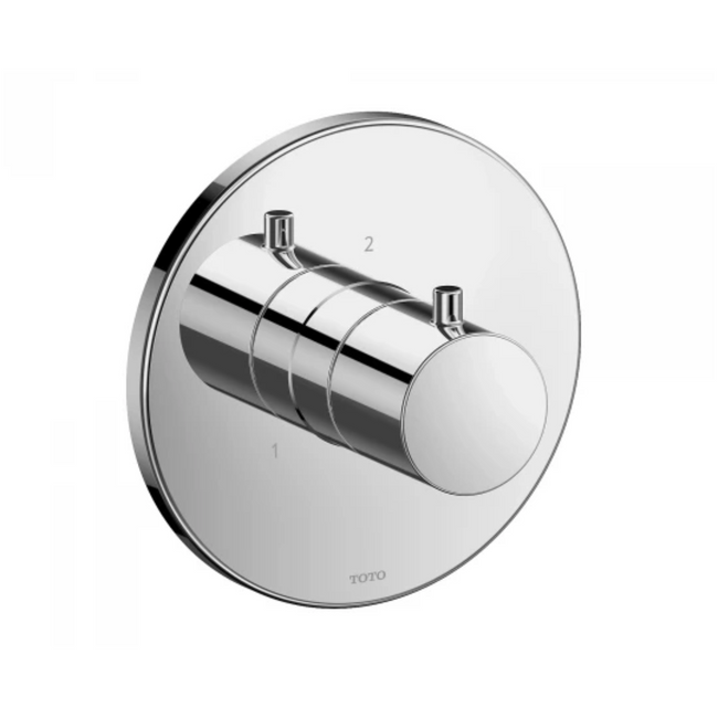 TBV01104U#CP - Round Three-Way Diverter Shower Trim - Chrome