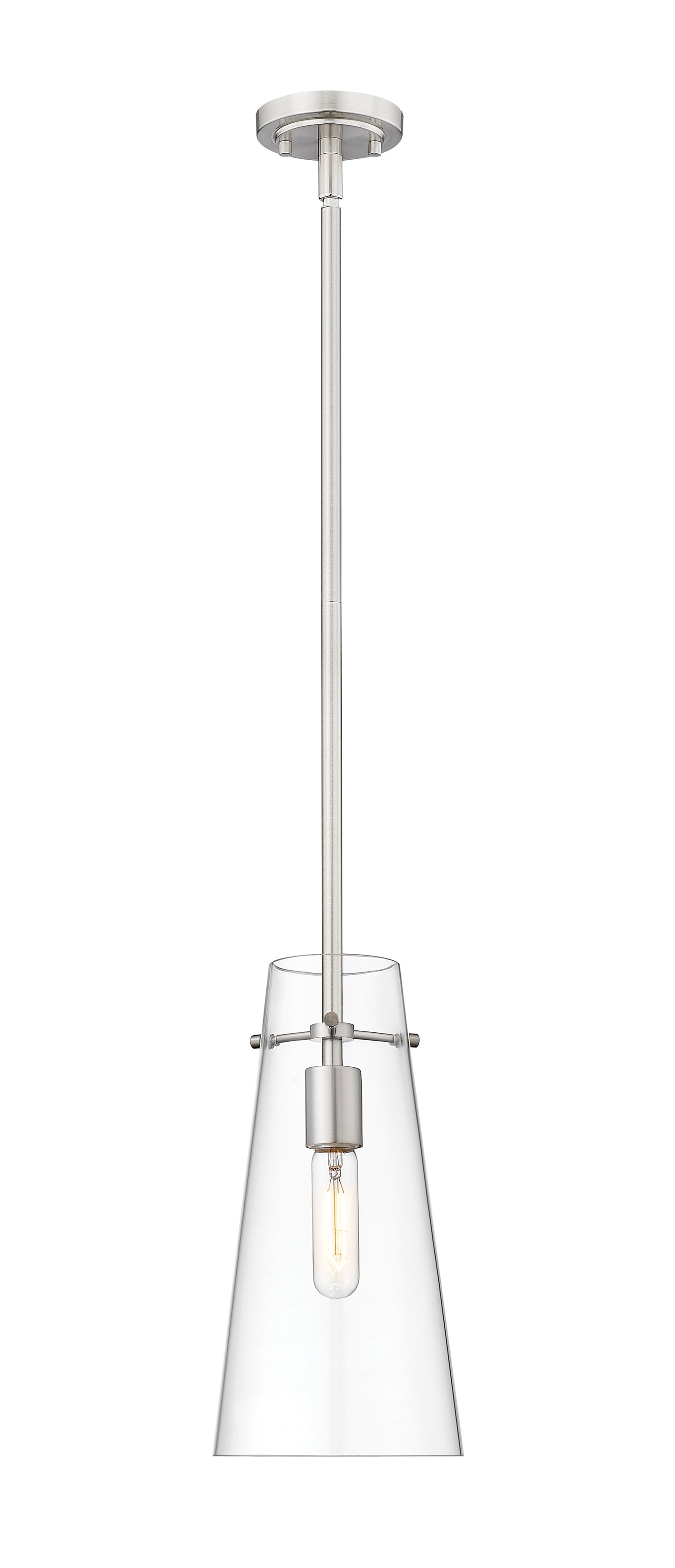 7508P-ROD-BN - Kira 1 Light 6" Pendant - Brushed Nickel