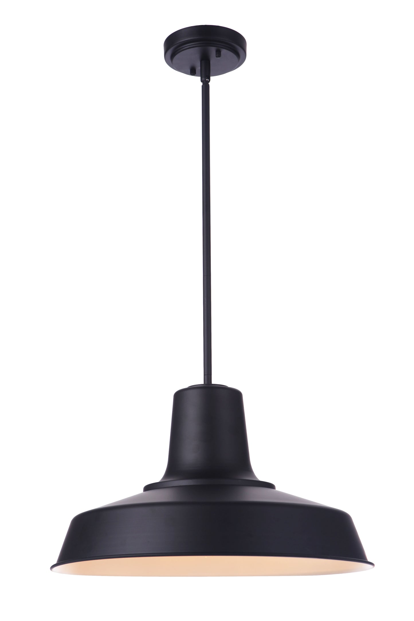 ZA5711-MN - Briscoe 1 Light 18" Wide Outdoor Pendant - Midnight