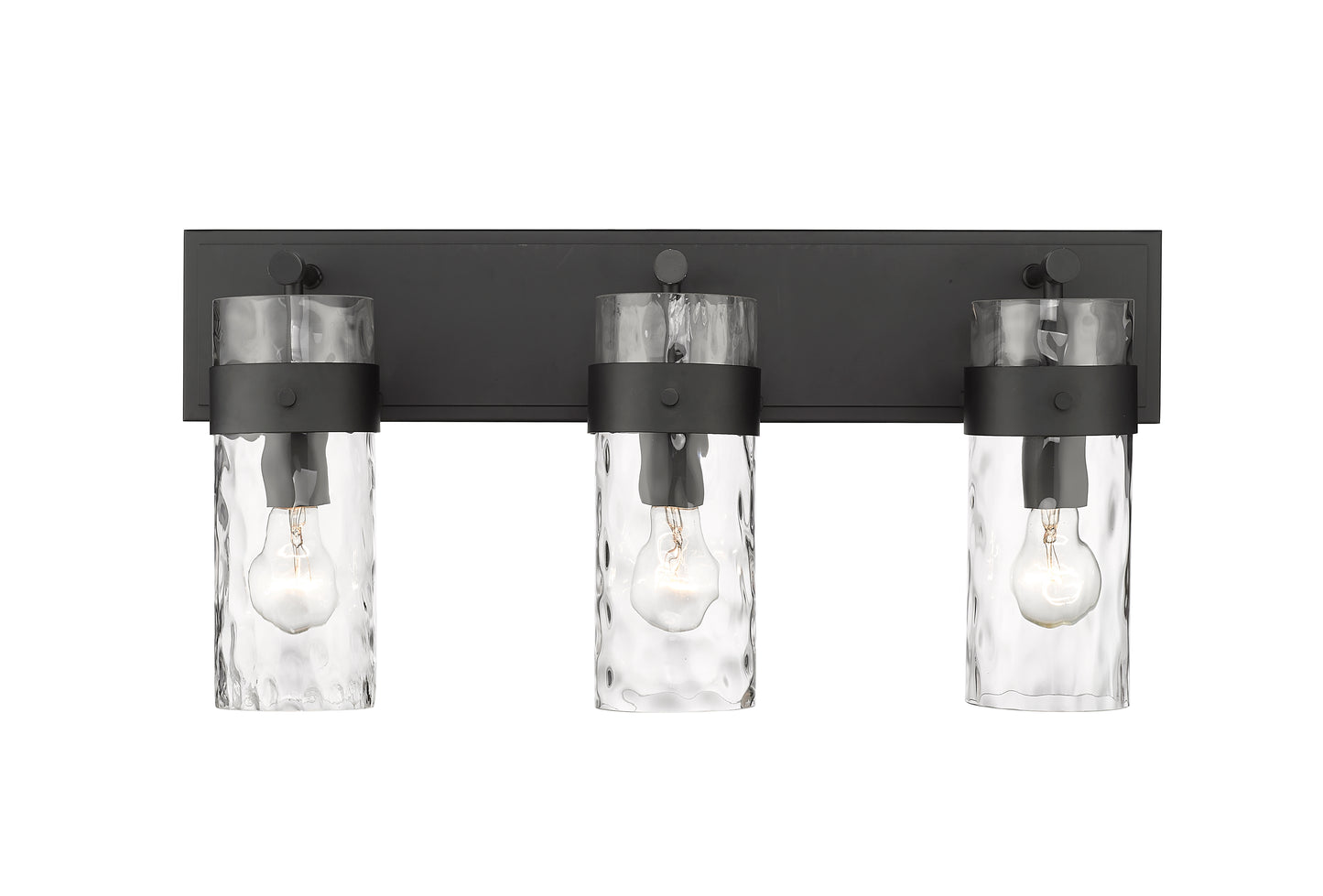 3035-3V-MB - Fontaine 3 Light 24" Vanity - Matte Black