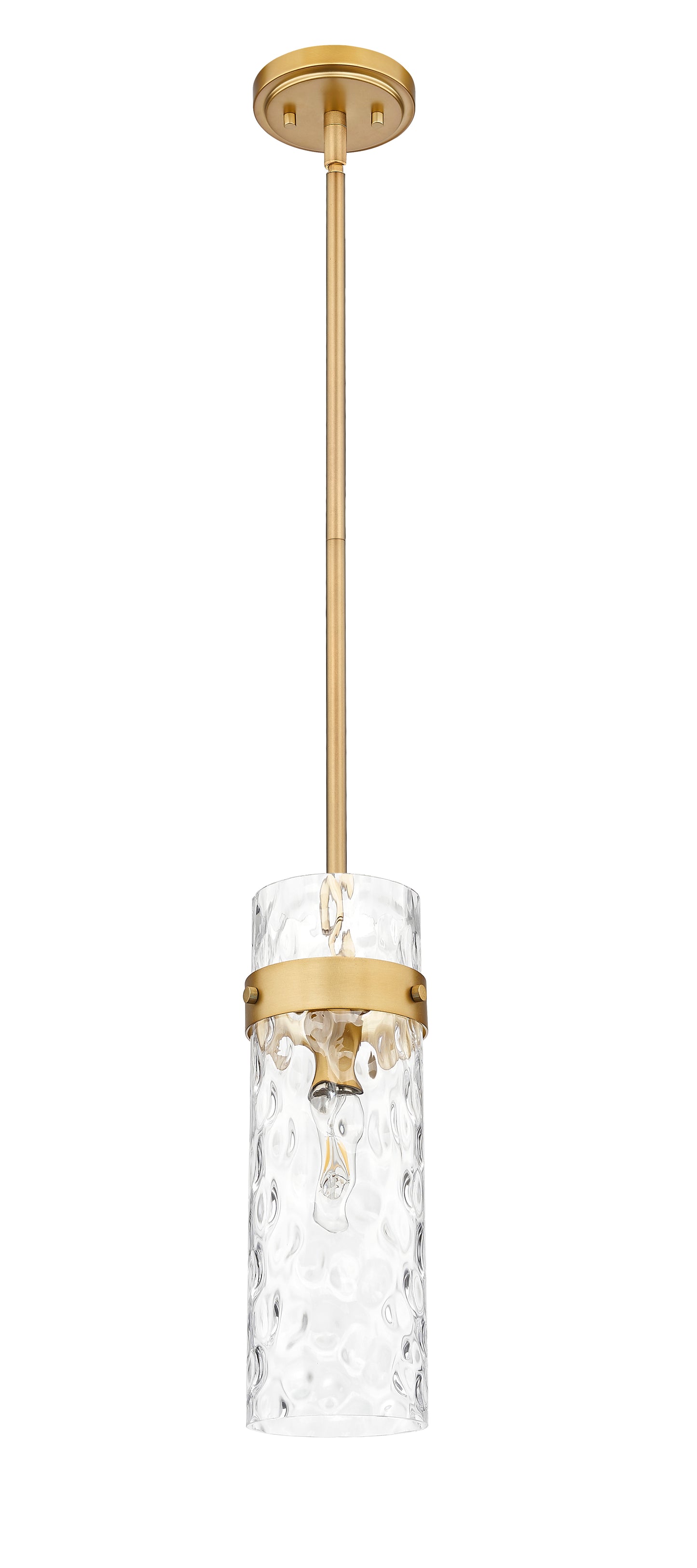 7002P5-ROD-RB - Fontaine 1 Light 6" Pendant - Rubbed Brass