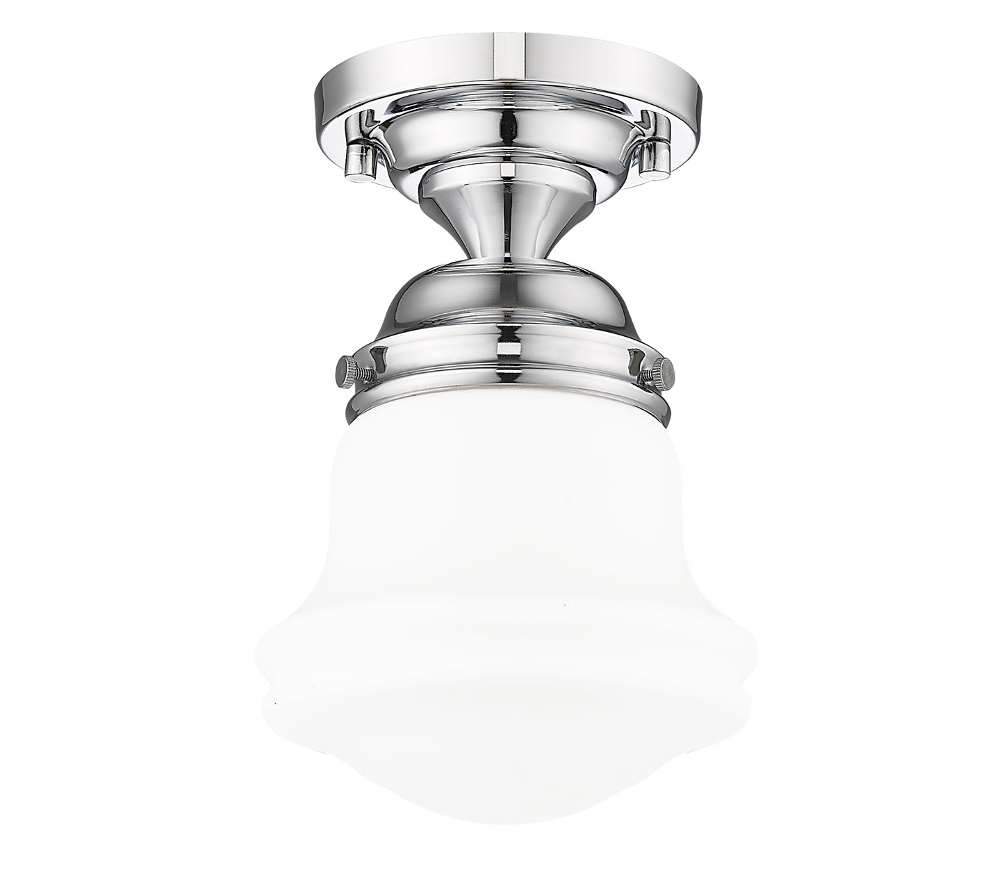 735F1-CH - Vaughn 1 Light Flush 6" Mount - Chrome