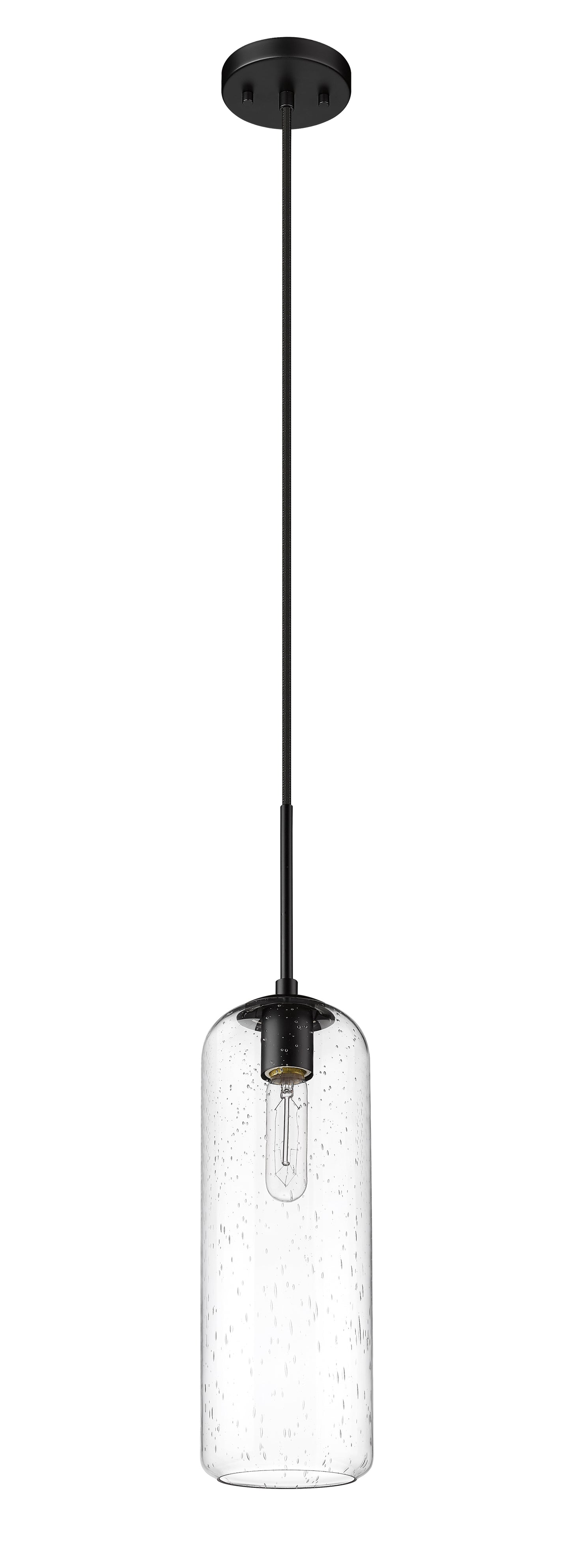 738P22-MB - Monty 1 Light 5" Pendant - Matte Black