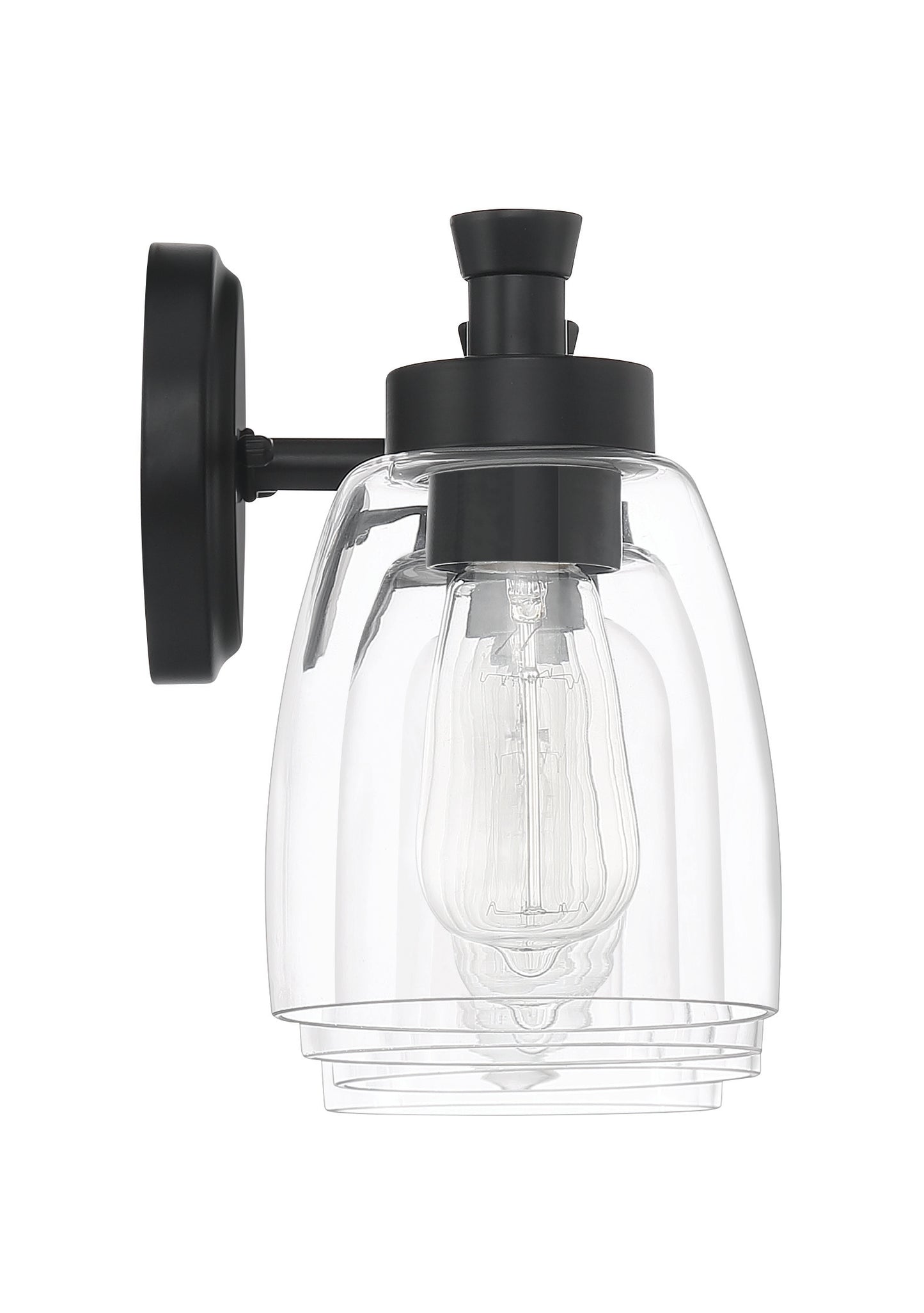 12730FB4 - Henning 4 Light 30" Wide Vanity Light - Flat Black