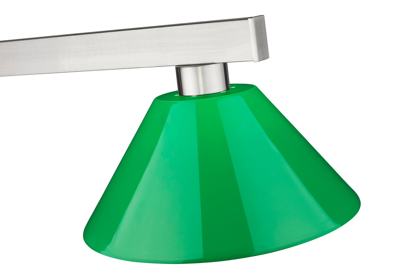 152BN-PGR - Cobalt 3 Light 46" Billiard - Brushed Nickel
