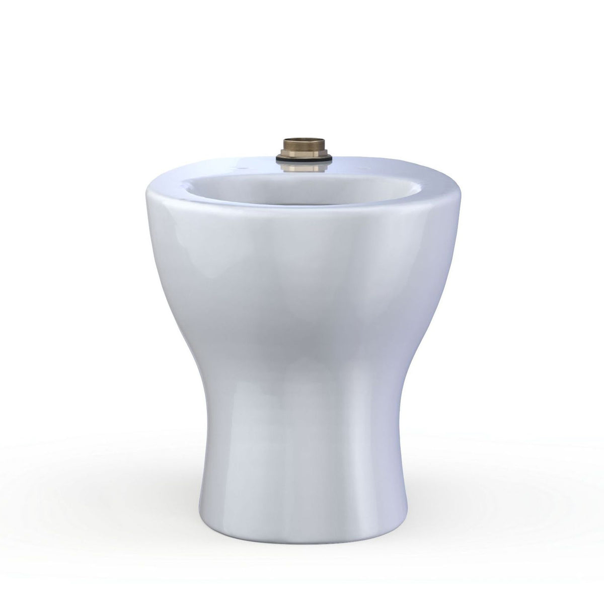 CT725CUG#01 - Commercial Floor Mounted Elongated Toilet with CEFIONTECT Ceramic Glaze - Cotton White