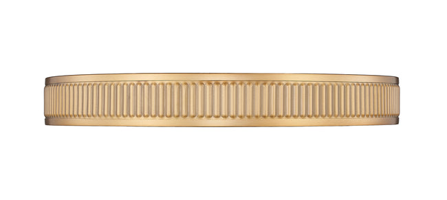 1013F20-MGLD-LED - Stari 1 Light Flush 21" Mount - Modern Gold