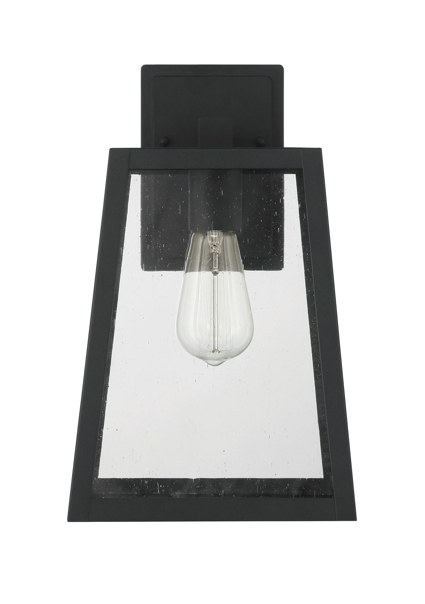 ZA4324-TB - Dunn 1 Light 13.25" High Outdoor Wall Lantern - Textured Black
