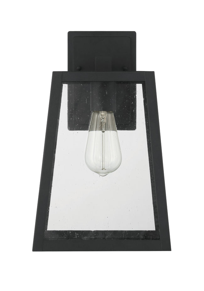 ZA4324-TB - Dunn 1 Light 13.25" High Outdoor Wall Lantern - Textured Black