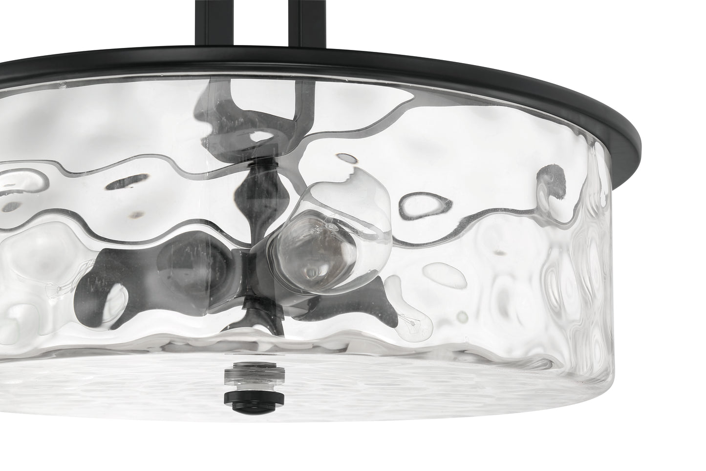54293-FB - Collins 3 Light 18" Wide Pendant - Flat Black