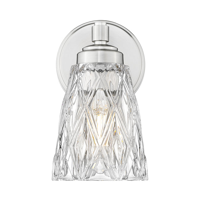 1960-1S-BN - Andree 1 Light Wall 9" Sconce - Brushed Nickel