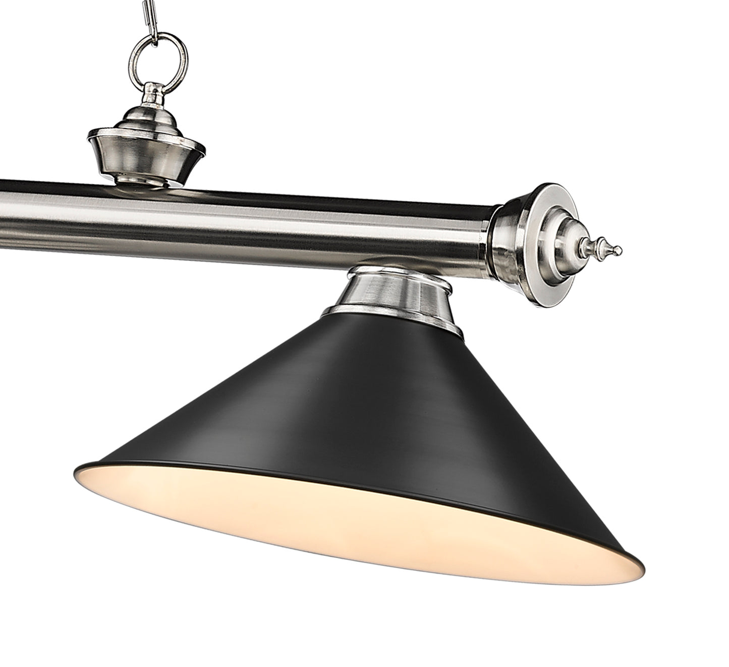 2306-3BN-MB15 - Cordon 3 Light 57" Billiard - Brushed Nickel