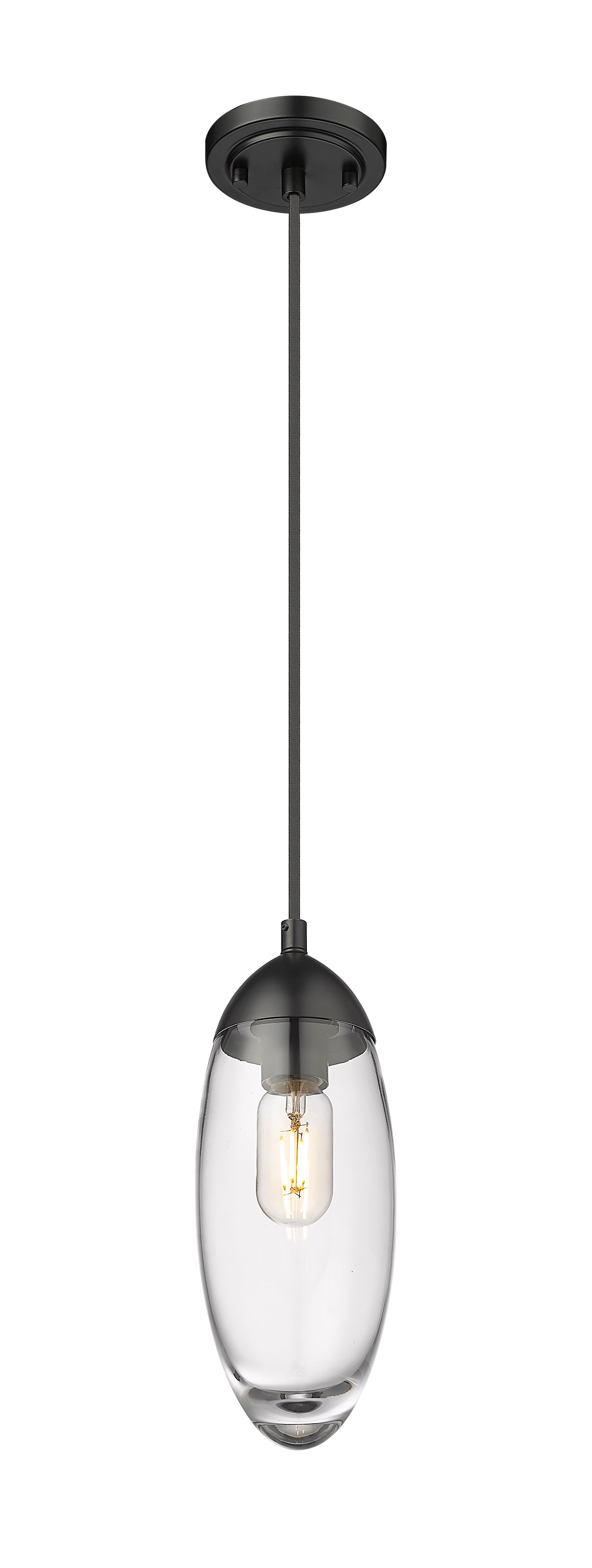 651P-MB - Arden 1 Light 4" Pendant - Matte Black