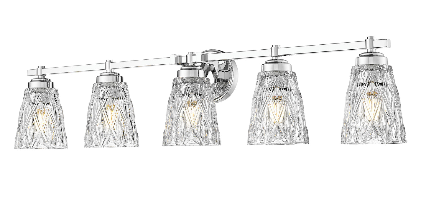 1960-5V-CH - Andree 5 Light 40" Vanity - Chrome