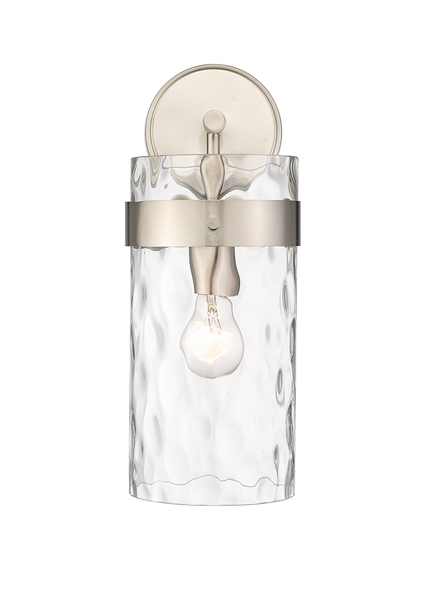 3035-1SL-BN - Fontaine 1 Light Wall 16" Sconce - Brushed Nickel