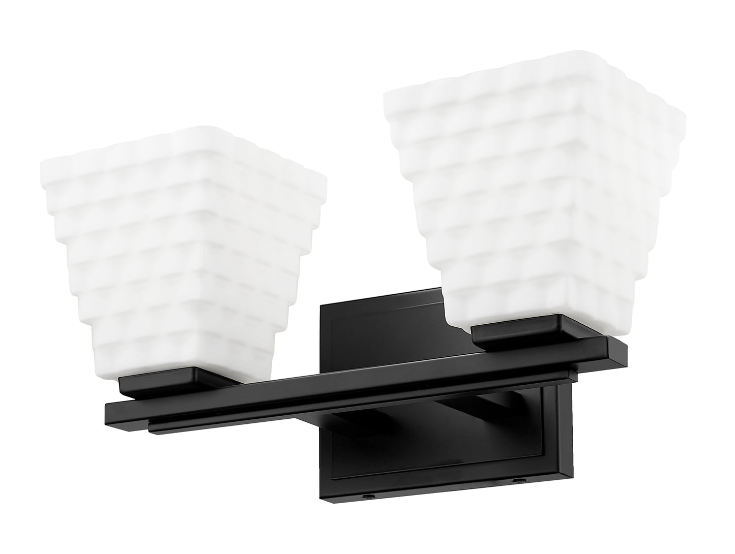 7514-2V-MB - Annalise 2 Light 14" Vanity - Matte Black