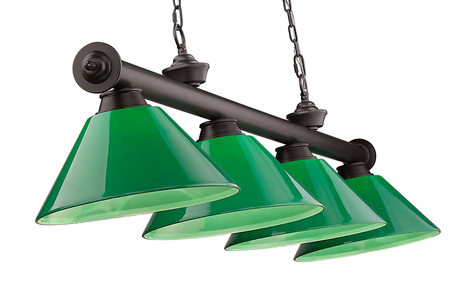 2306-4BRZ-PGR - Cordon 4 Light 81" Billiard - Bronze