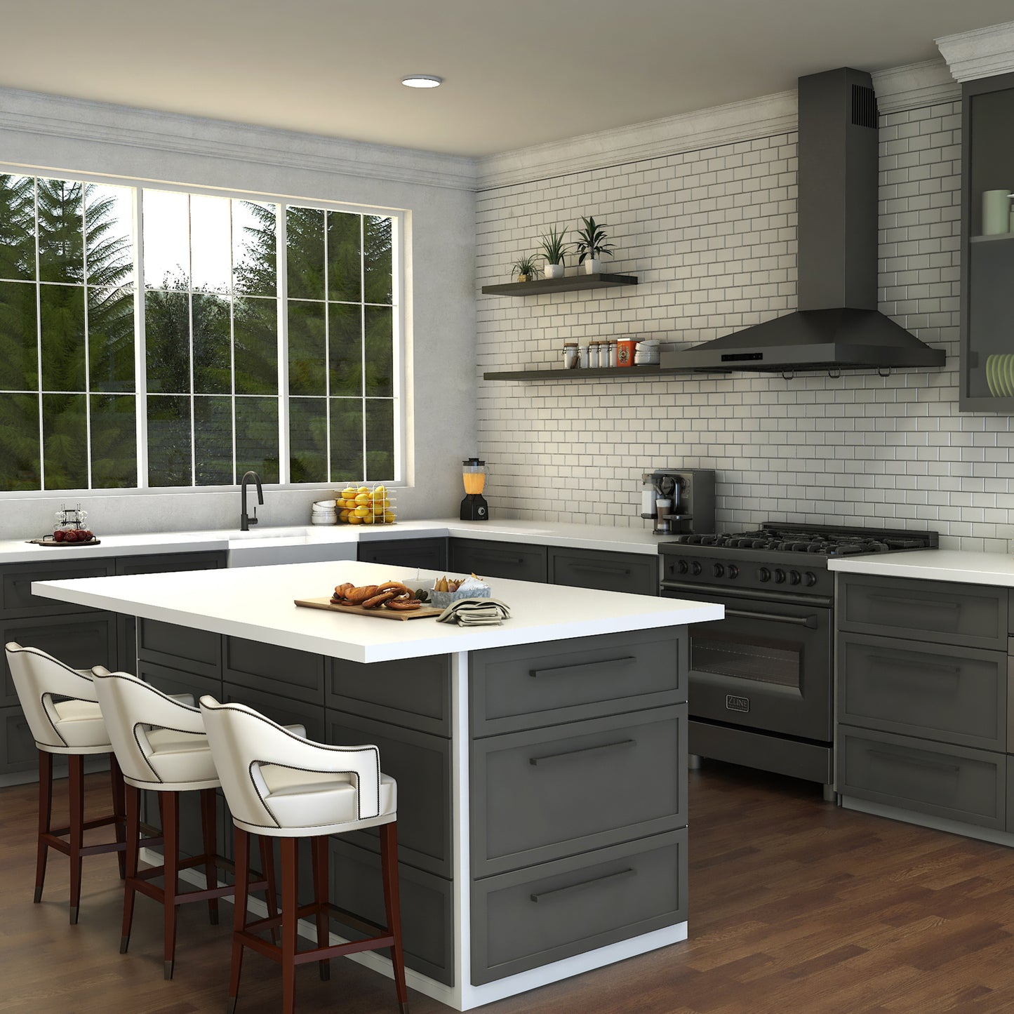 ATH-KF-MB - Arthur Kitchen Faucet in Matte Black
