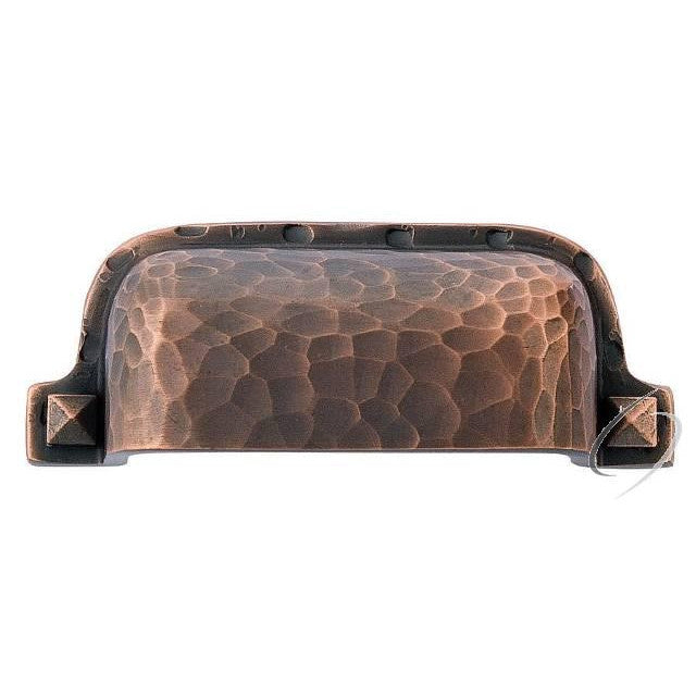 Emtek Hammered Bin Cup Pull - 3" Centers