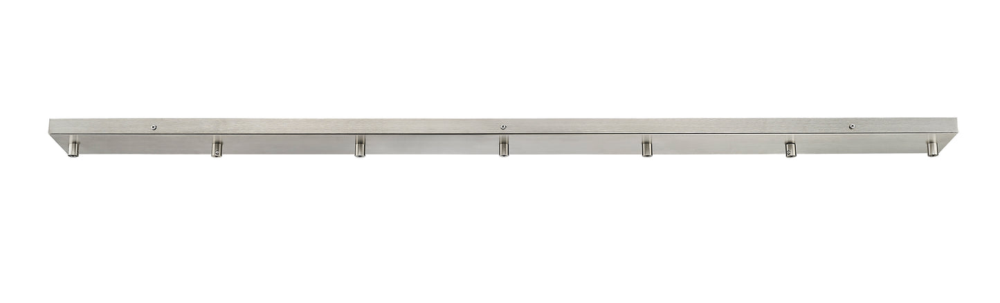 CP5407L-BN - Multi Point Canopy 7 Light Ceiling 5" Plate - Brushed Nickel